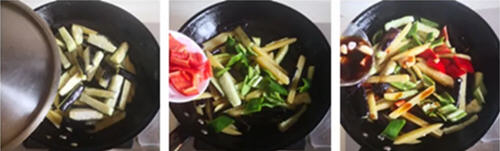 分享用最平民的食材做出的美食：青椒茄子炒土豆