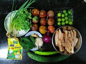 【夏日爽口吮指鸭脚！】#小食#青柠百香老虎菜鸭掌🍋🐯🦆
