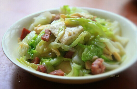 清淡白菜炖豆腐的做法