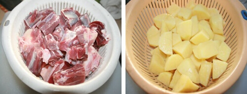 土豆烧牛尾的做法(图文)的做法步骤1