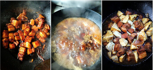 逢过节必备小菜——冬笋烧肉的做法的做法步骤4