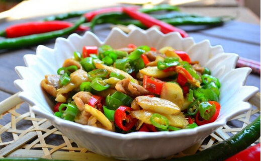茶油炒鸡腿