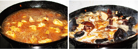 什锦菌菇火锅鸡肉的做法步骤8