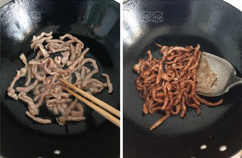 京酱肉丝的家常做法的做法步骤5
