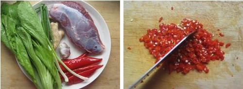 超级入味的牛肉炒盖菜的做法步骤1