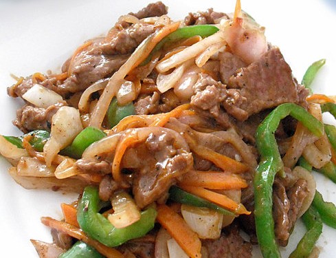 黑胡椒炒牛肉的制作步骤