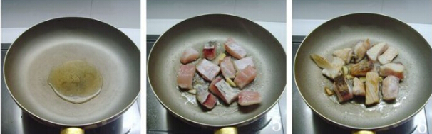 青红椒醋烧鱼块的做法步骤2
