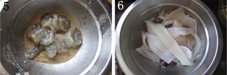 洋葱炒鲜虾鱿鱼的做法的做法步骤3
