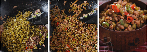 肉末炒酸豆角[有图]的做法步骤3
