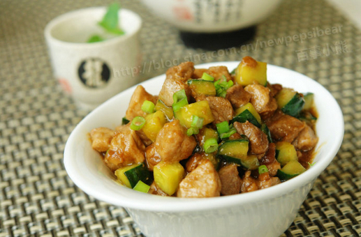 入味的黄瓜炒肉丁[有图]