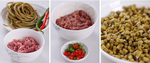 肉末炒酸豆角[有图]的做法步骤1