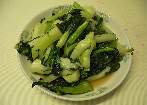 白菜炒芋头