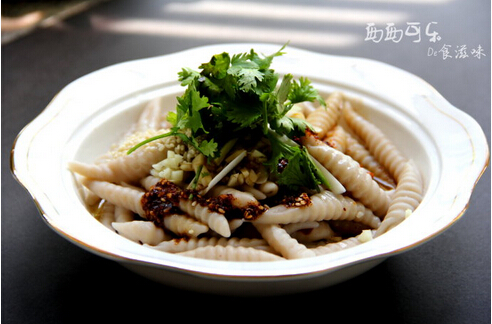 油泼荞面食版——螺丝鱼