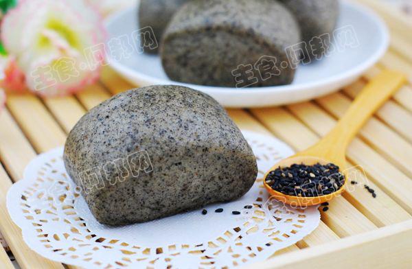 芝麻馒头【芝麻馒头蒸多久才熟】