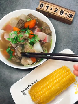 好吃又简单的减肥瘦身菜：红皮萝卜炖牛肉